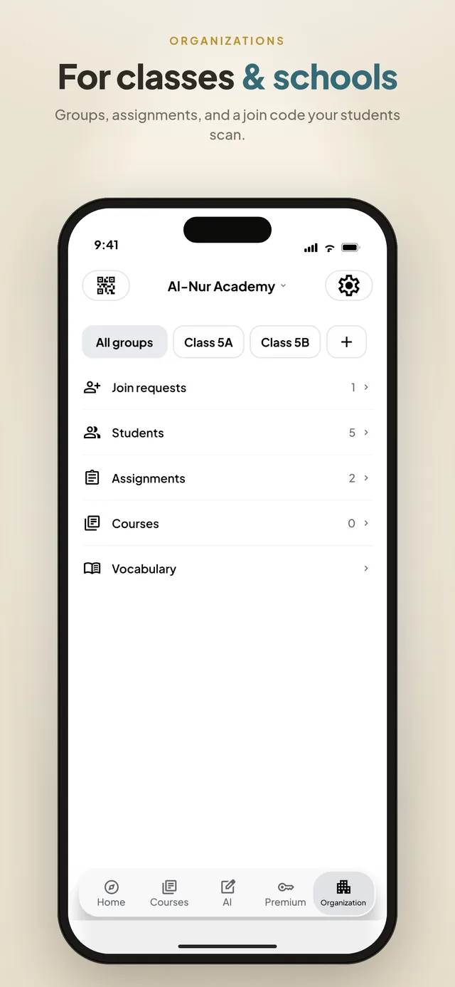 Organize your learning